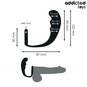 ADDICTED TOYS - PLUG ANALE CON ANELLO MODELLO 4